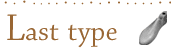 Last Type
