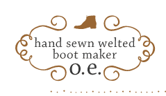 hand sewn welted boot maker o.e.